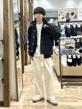 「GLOBAL WORK（グローバルワーク）のアイテム（ジャケット/アウター）」を使った、りょうさん（メンズ・166cm）の春コーディネート