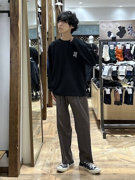 「デート/ロマンティック」｜「アイテム（レッグウェア）」を使った、りょうさん（メンズ・166cm）の秋コーディネート