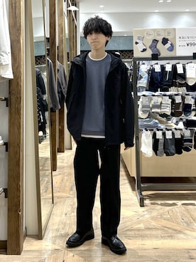 「GLOBAL WORK（グローバルワーク）のアイテム（ブルゾン）」を使った、りょうさん（メンズ・166cm）の春コーディネート