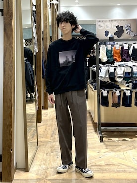 「アイテム（レッグウェア）」を使った、りょうさん（メンズ・166cm・20代）の秋コーディネート