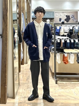 「アイテム（レッグウェア）」を使った、りょうさん（メンズ・166cm・20代）の秋コーディネート