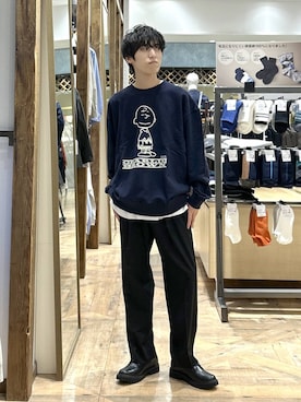 「アイテム（その他シューズ）」を使った、りょうさん（メンズ・166cm）の秋コーディネート