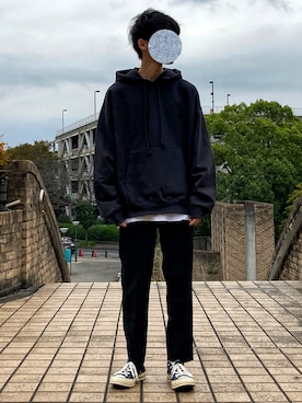 「LIDNM（リドム）のアイテム」を使った、りょうさん（メンズ・166cm）の秋コーディネート
