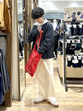 「GLOBAL WORK（グローバルワーク）のアイテム（シューズ）」を使った、りょうさん（メンズ・166cm）の春コーディネート