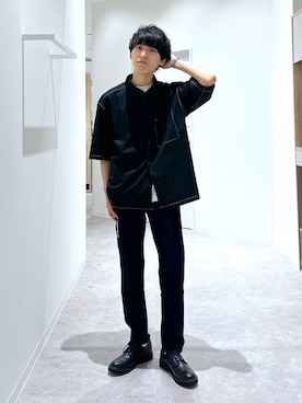 「アイテム（その他シューズ）」を使った、りょうさん（メンズ・166cm）の夏コーディネート