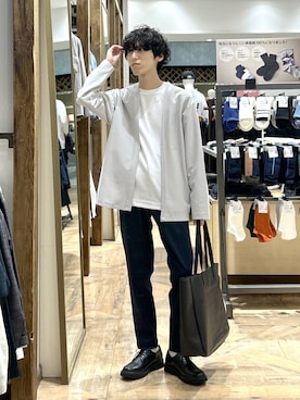 「デート/ロマンティック」｜「アイテム（レッグウェア）」を使った、りょうさん（メンズ・166cm）の秋コーディネート