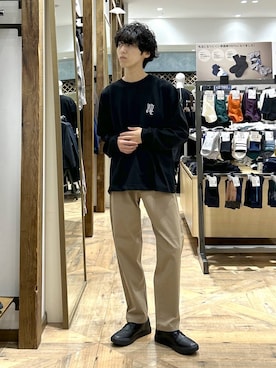 「アイテム（ソックス/靴下）」を使った、りょうさん（メンズ・166cm）の秋コーディネート