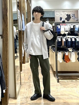 「アイテム（その他シューズ）」を使った、りょうさん（メンズ・166cm）の秋コーディネート