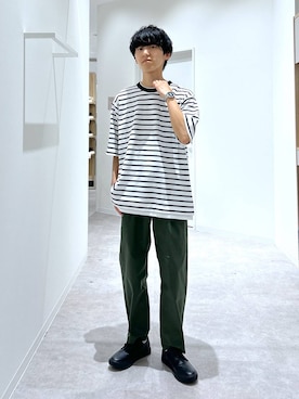 「アイテム（ソックス/靴下）」を使った、りょうさん（メンズ・166cm）の秋コーディネート