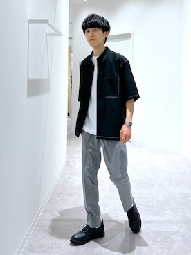 「アイテム（ソックス/靴下）」を使った、りょうさん（メンズ・166cm）の秋コーディネート
