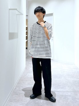 「アイテム（デニムパンツ）」を使った、りょうさん（メンズ・166cm・20代）の夏コーディネート