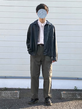 「UNIQLO（ユニクロ）のアイテム（カーゴパンツ）」を使った、りょうさん（メンズ・166cm）の春コーディネート