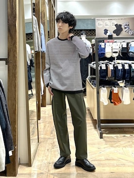 「GLOBAL WORK（グローバルワーク）のアイテム」を使った、りょうさん（メンズ・166cm）の秋コーディネート