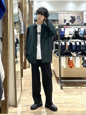 「アイテム（その他シューズ）」を使った、りょうさん（メンズ・166cm・20代）の秋コーディネート