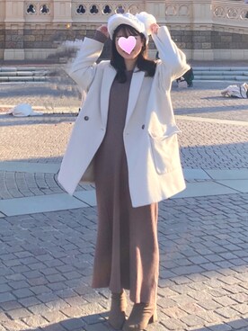 「N.（N. Natural Beauty Basic）（エヌエヌナチュラルビューティーベーシック）のアイテム（その他アウター）」を使った、nnnekkaa320さん（レディース・155cm）の冬コーディネート