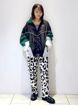 「PBLIM（ページボーイリム）のアイテム（ブルゾン）」を使った、mihoさん（レディース・156cm）の秋コーディネート