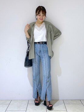 mihoさん（レディース・156cm）の夏コーディネート