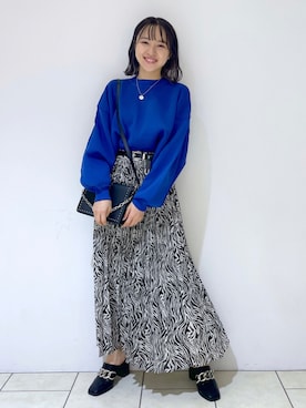 「PAGEBOY（ページボーイ）のチェーンスタッズショルダー（ショルダーバッグ）」を使った、mihoさん（レディース・156cm）の秋コーディネート