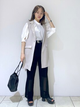 mihoさん（レディース・156cm）の夏コーディネート