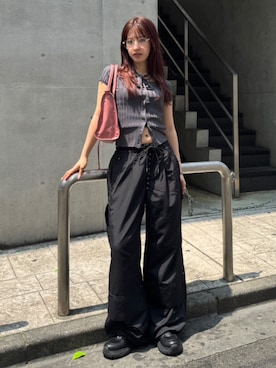 「アイテム（メガネ）」を使った、SLY officialさん（レディース・160cm）の夏コーディネート