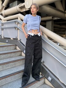 SLY Dickies（R） HOLE STRAIGHT パンツ SLY | Dickies（R） HOLE STRAIGHT パンツ (パンツ ) |SHEL'TTER