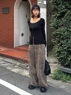 「アイテム（ニットキャップ/ビーニー）」を使った、SLY officialさん（レディース・164cm）の夏コーディネート