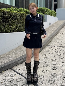 「アイテム（セットアップ）」を使った、SLY officialさん（レディース・158cm）の秋コーディネート