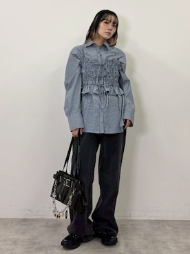 「アイテム（チャーム）」を使った、SLY officialさん（レディース・160cm）の夏コーディネート