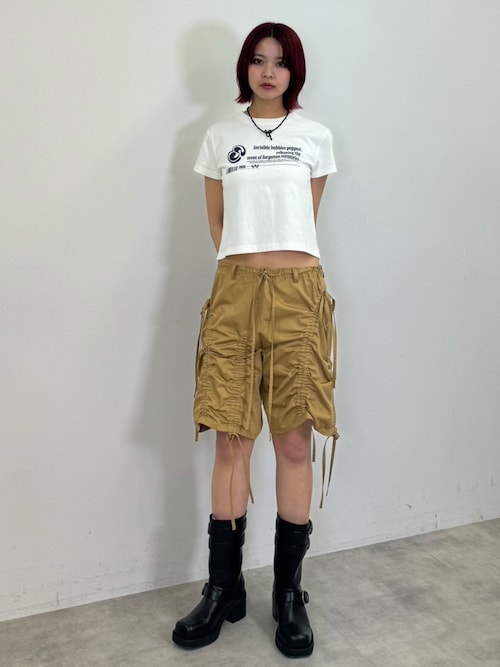 セール】DRAWSTRING HALF PT ドローストリング ハーフ パンツ