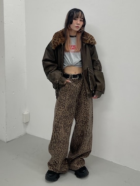 「アイテム（ブルゾン）」を使った、SLY officialさん（レディース・160cm）の夏コーディネート