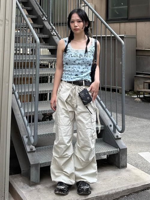 TUCK WIDE WOVEN PT タック ワイド ウーブン パンツ（スラックス