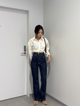 「SLY（スライ）のアイテム（パンツ）」を使った、SLY officialさん（レディース・158cm）の秋コーディネート