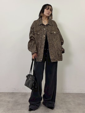 「アイテム（デニムジャケット）」を使った、SLY officialさん（レディース・160cm）の夏コーディネート