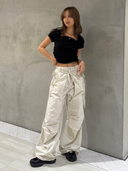 TUCK WIDE WOVEN PT タック ワイド ウーブン パンツ（スラックス