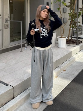 「アイテム（ヘアバンド）」を使った、SLY officialさん（レディース・160cm）の秋コーディネート