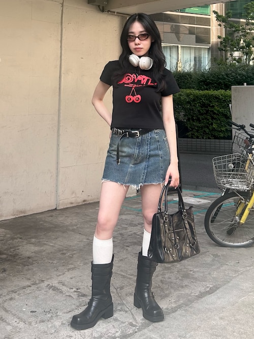 SIDE HOLE MIDDLE BOOTS サイド ソール ミドル ブーツ（ブーツ