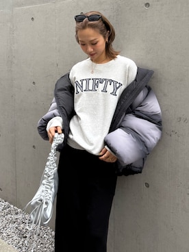 「アイテム（ブルゾン）」を使った、SLY officialさん（レディース・167cm）の秋コーディネート