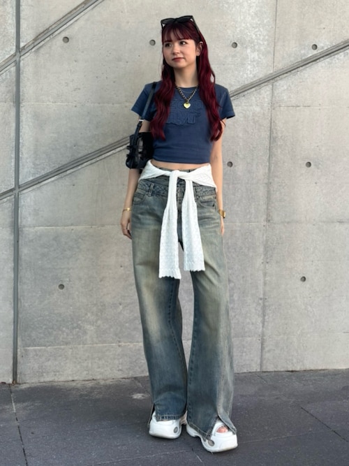 LAYERED STRAIGHT PT-C レイヤード ストレート パンツ シー