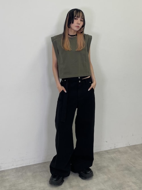 SLY（スライ）の「DOUBLE HOLE BELT STRAIGHT PT-E ダブル ホール