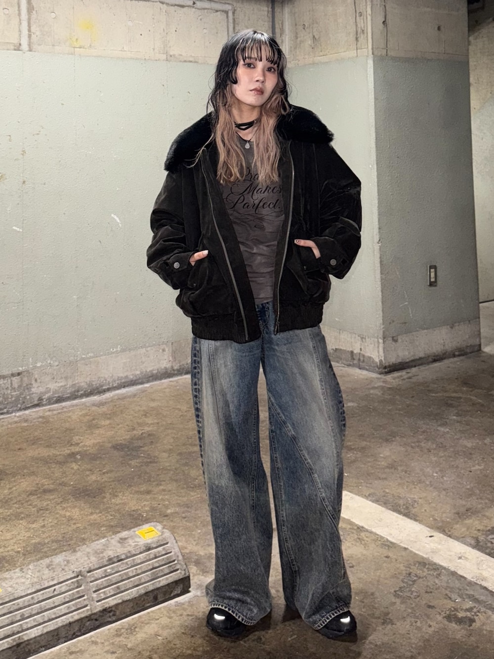 SLY WASHED PUFFER BZ ウォッシュド パッファー ブルゾン WASHED