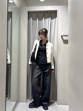 「SLY（スライ）のアイテム（パンツ）」を使った、SLY officialさん（レディース・164cm）の秋コーディネート