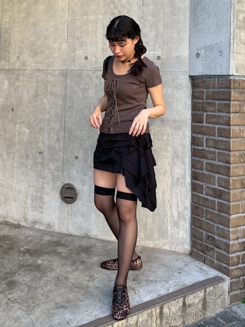 FRILL DRAPE スコート SLY | FRILL DRAPE スコート (スカート(ミニ) ) |SHEL'TTER WEBSTORE