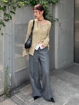 「ガーリーコーデ」｜「アイテム（アクセサリー）」を使った、SLY officialさん（レディース・162cm）の夏コーディネート