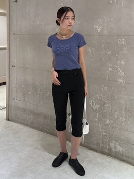 「アイテム（アクセサリー、ホワイト系）」を使った、SLY officialさん（レディース・166cm）の夏コーディネート