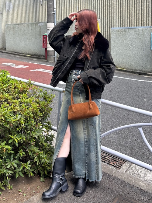 SLY WASHED PUFFER BZ ウォッシュド パッファー ブルゾン SLY WASHED