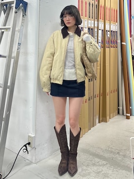 「SLY（スライ）のアイテム（ジャケット/アウター）」を使った、SLY officialさん（レディース・163cm）の冬コーディネート