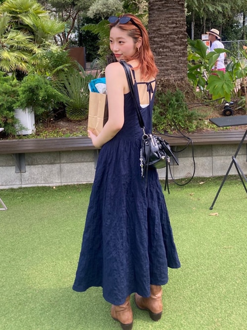 セール】FRONT GATHER CAMI OP フロントギャザー キャミワンピース