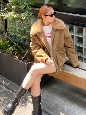 「アイテム（ブルゾン）」を使った、SLY officialさん（レディース・157cm）の夏コーディネート