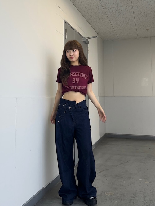 SPRAY OVER LOGO T/SH スプレーオーバーロゴトップス 秋服 春服 夏服
