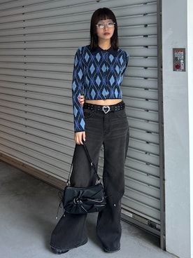 「SLY（スライ）のアイテム（バッグ）」を使った、SLY officialさん（レディース・164cm）の秋コーディネート